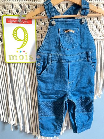 Salopette en jean t.9m