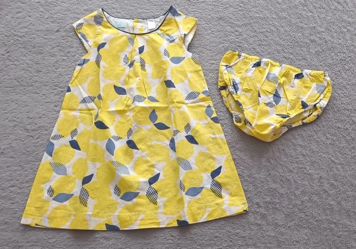 Robe+bloomer citron