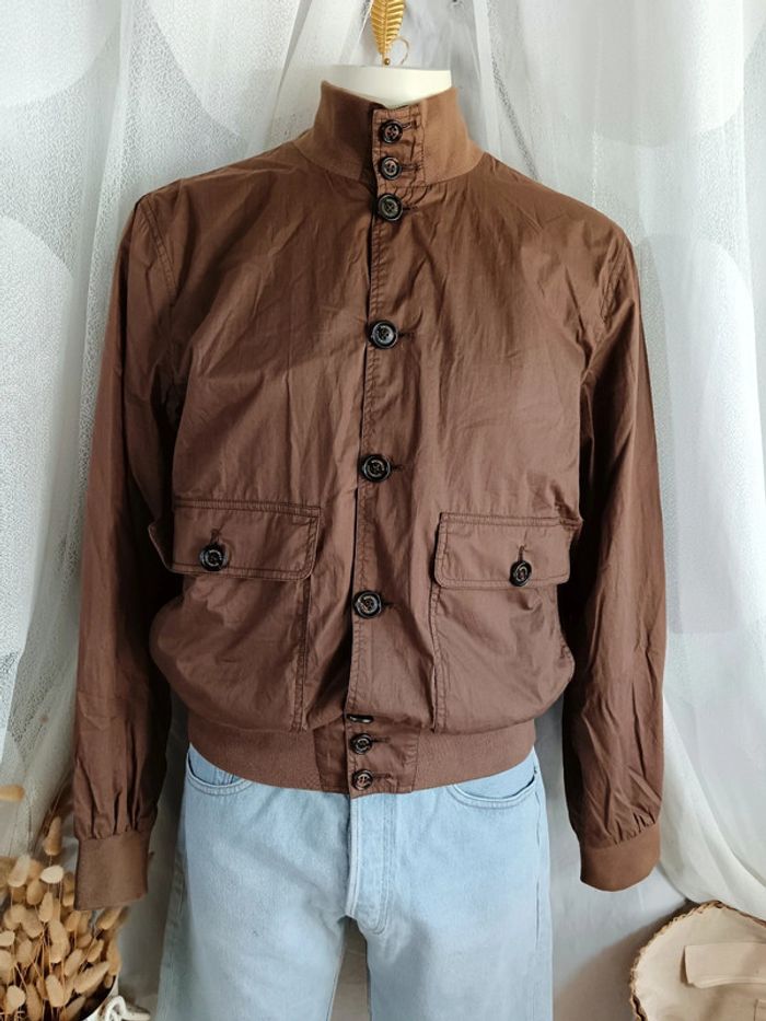 Brunello Cucinelli | Bombers fin marron | t. M
