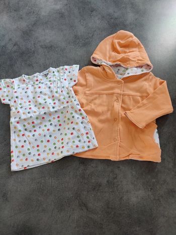 Tee shirt et veste réversible