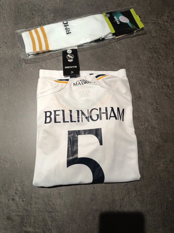 Tenue football real Madrid Jude Bellingham blanc t.28 - photo numéro 4