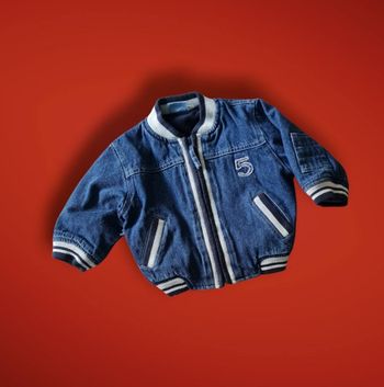 blouson en jean doublé bébé 6 mois