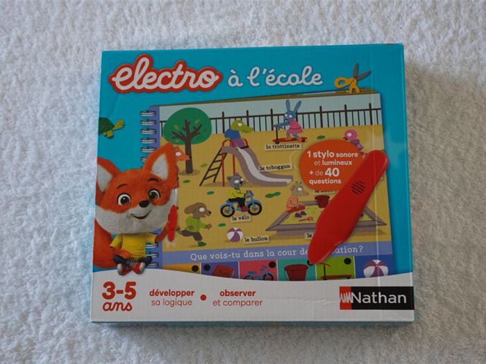 Jeu "Electro à l'école" Nathan pour enfants (3-5 ans)