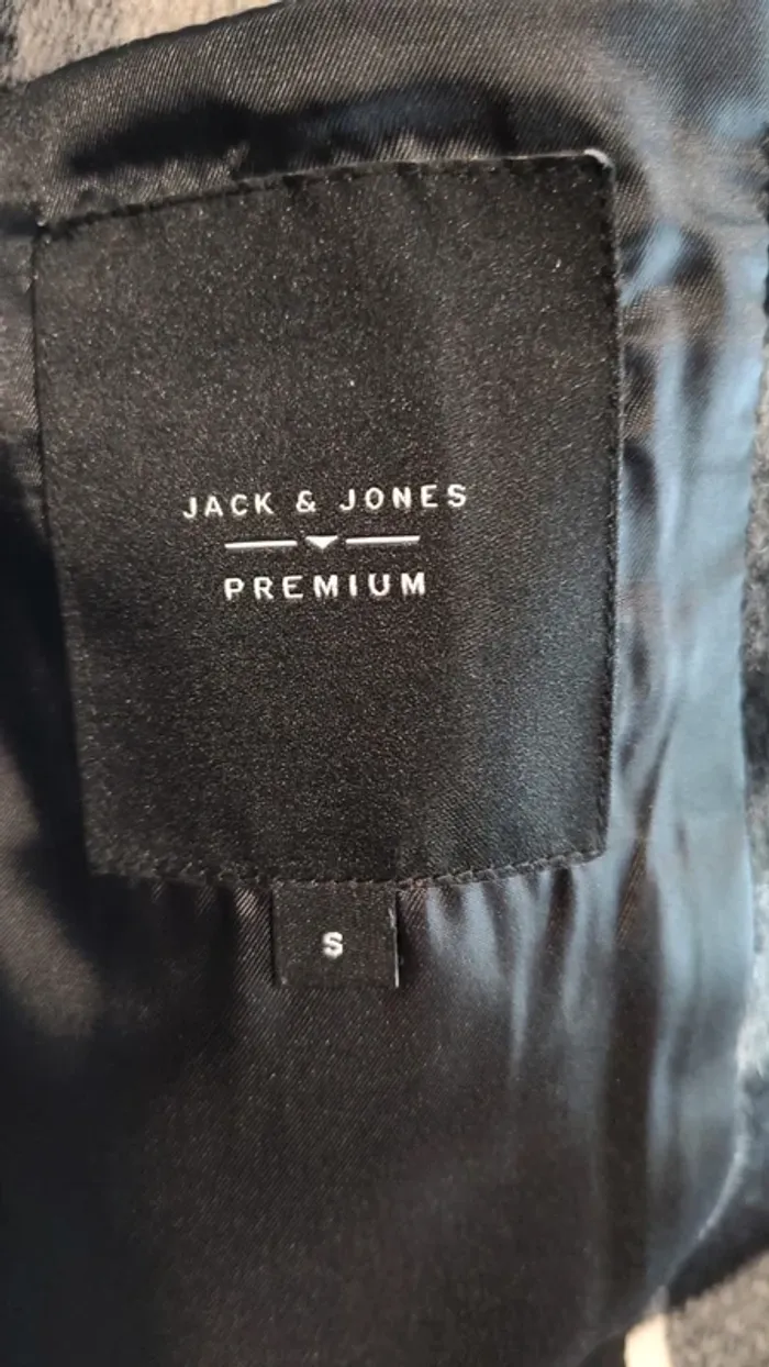 🧥 Manteau à carreaux – Jack & Jones premium – Taille S - photo numéro 3