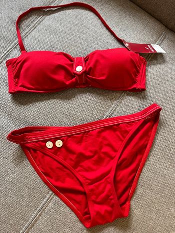 Maillot de bain 2 pièces Hechter rouge