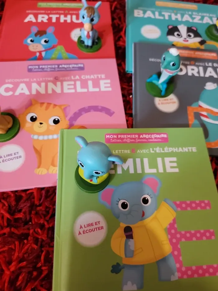 Mon premier abecedaire lot de 5 livres et figurines - photo numéro 4
