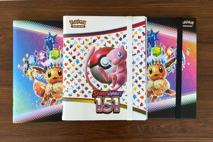 Lot de 3 classeurs Pokémon