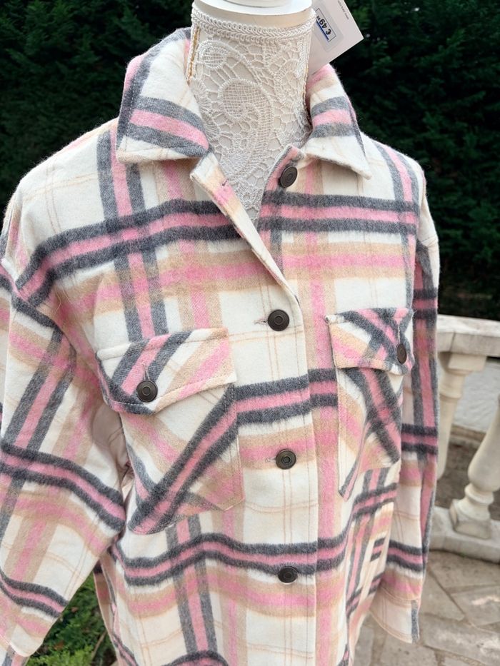 Veste à carreaux Zara neuve taille XS - photo numéro 10