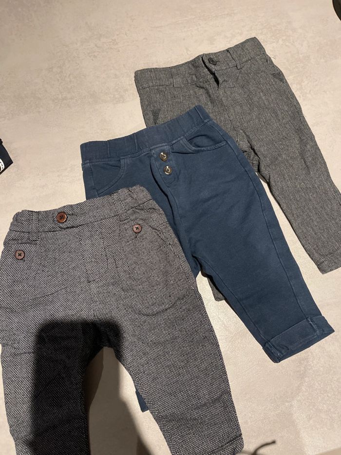 Lot de 3 pantalons 9 mois