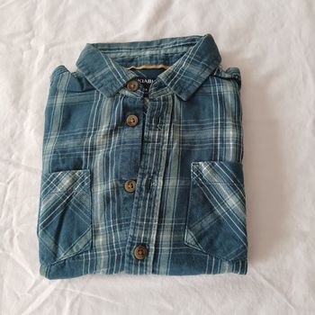 Chemise a carreaux bleu • 8 ans • Kiabi 