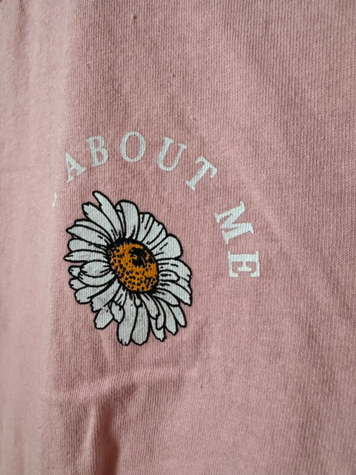 t-shirt crop court rose faussement noué - photo numéro 4