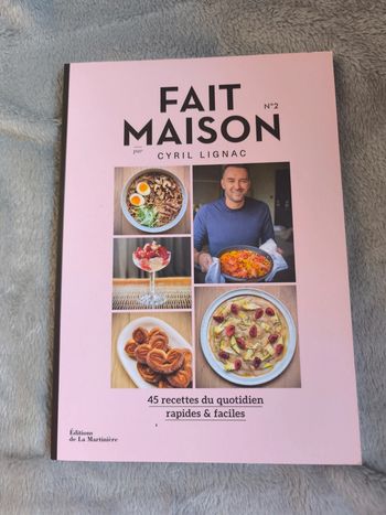 Livre Cyril lignac fait maison