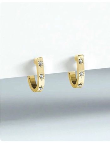 NEUF Boucles d’oreilles dorées bijoux femme