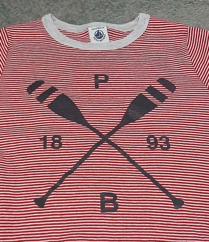 Tee-shirt petit bateau 4 ans - photo numéro 3