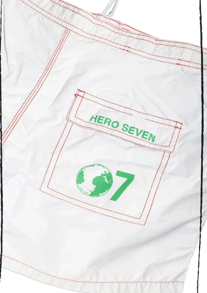 Short de bain blanc Hero Seven – Taille 42 (L/XL) - photo numéro 6