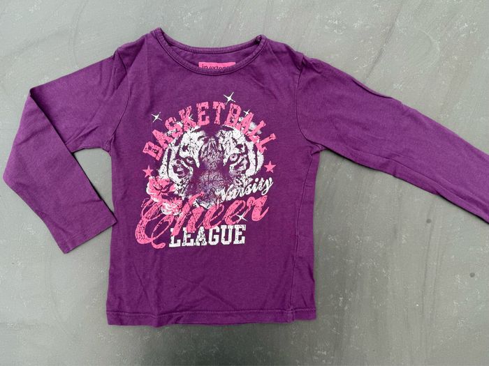 Tee-shirt manches longues violet