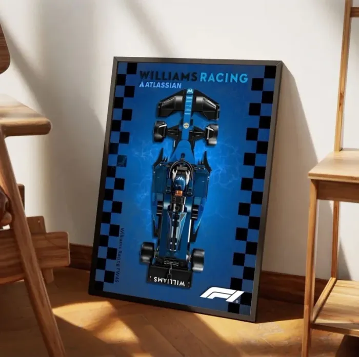 Affiche numérique Lego Speed Champions F1 - Williams Racing
