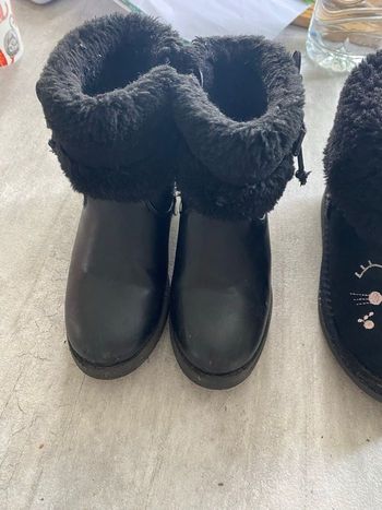 Lot de 2 paires de bottes fourrées