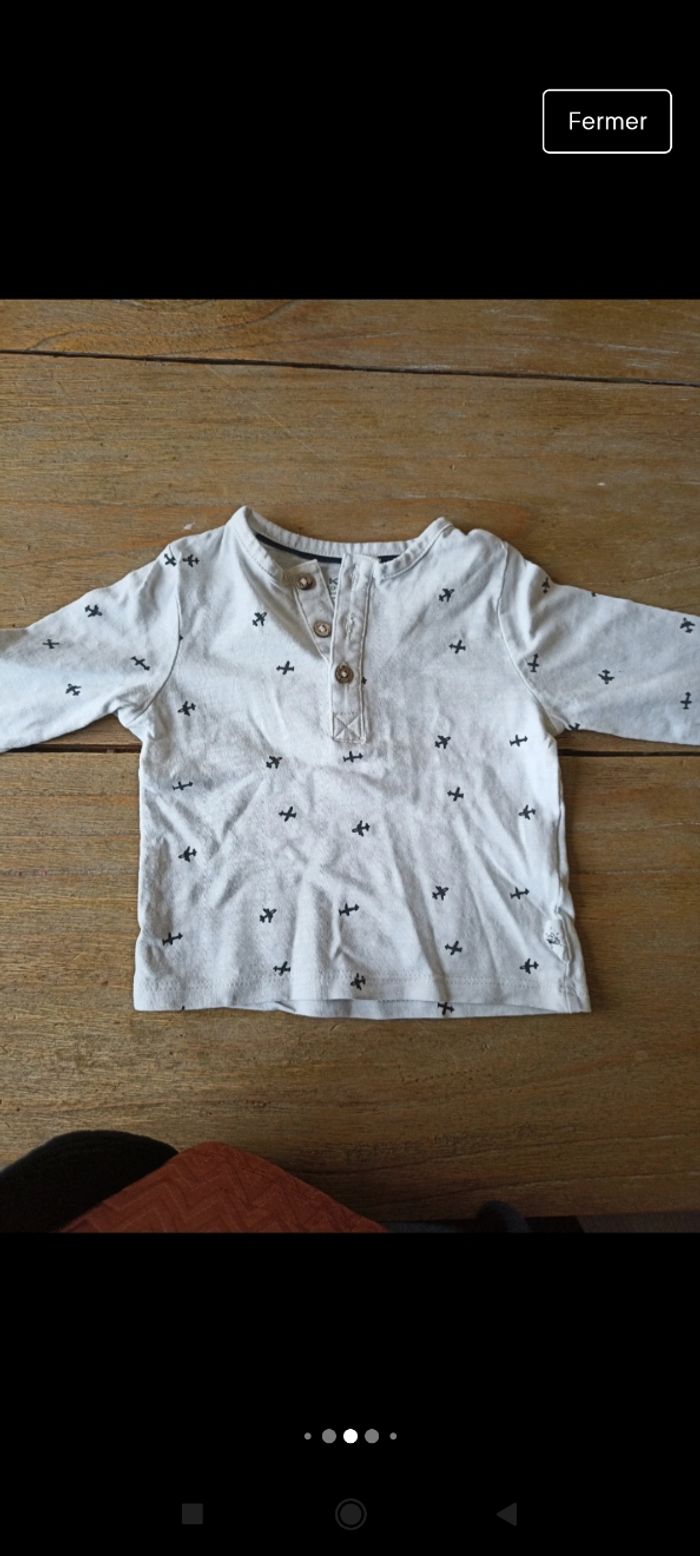 Lot 10 tee-shirts manches longues 3 mois - photo numéro 4