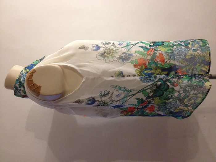 Chemise à motifs florale - sans manches - look féminin - photo numéro 2