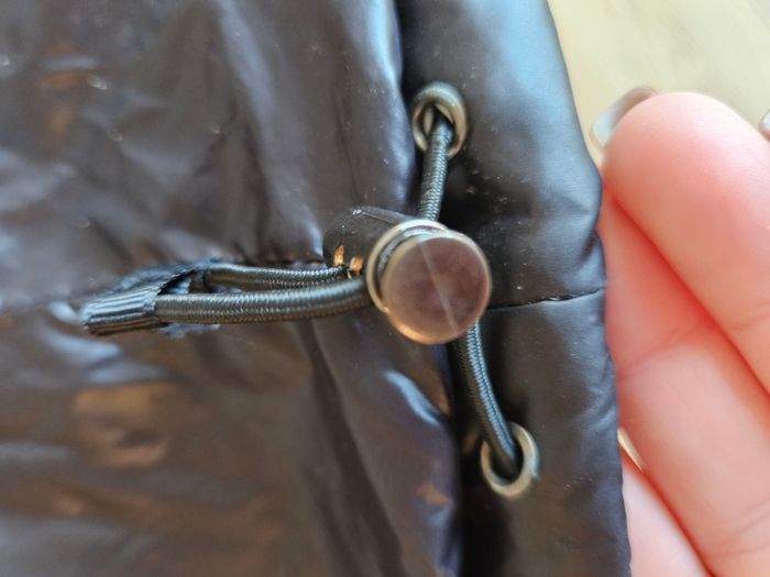 Doudoune noire brillante - photo numéro 5