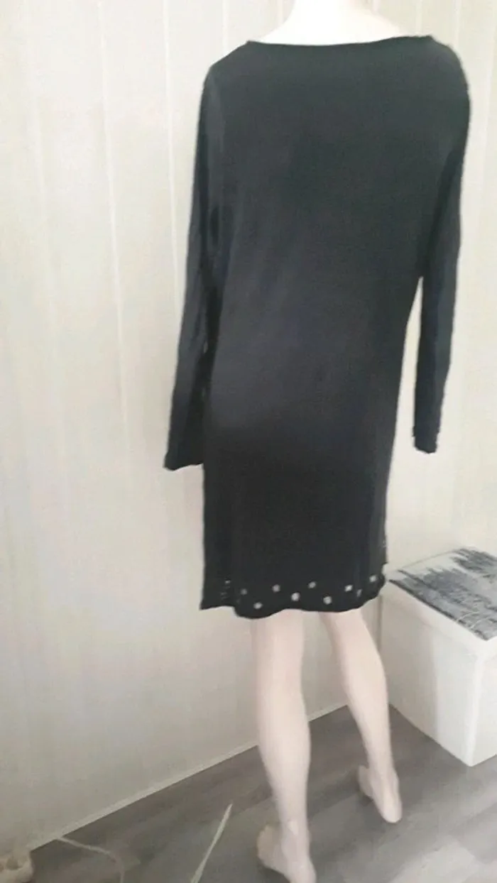 Robe noire cool rivets L - photo numéro 5