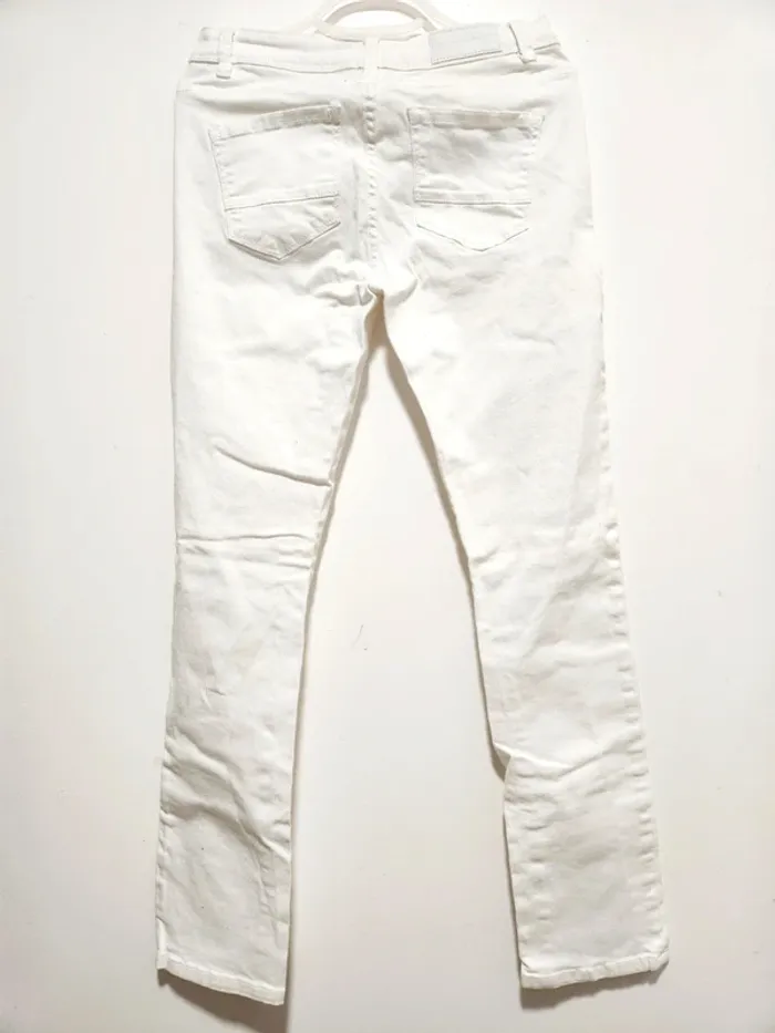 Jean blanc droit TEX - Taille 38 - photo numéro 2