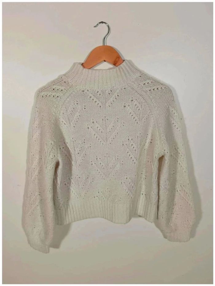 Pull blanc camaïeu 40 - photo numéro 2