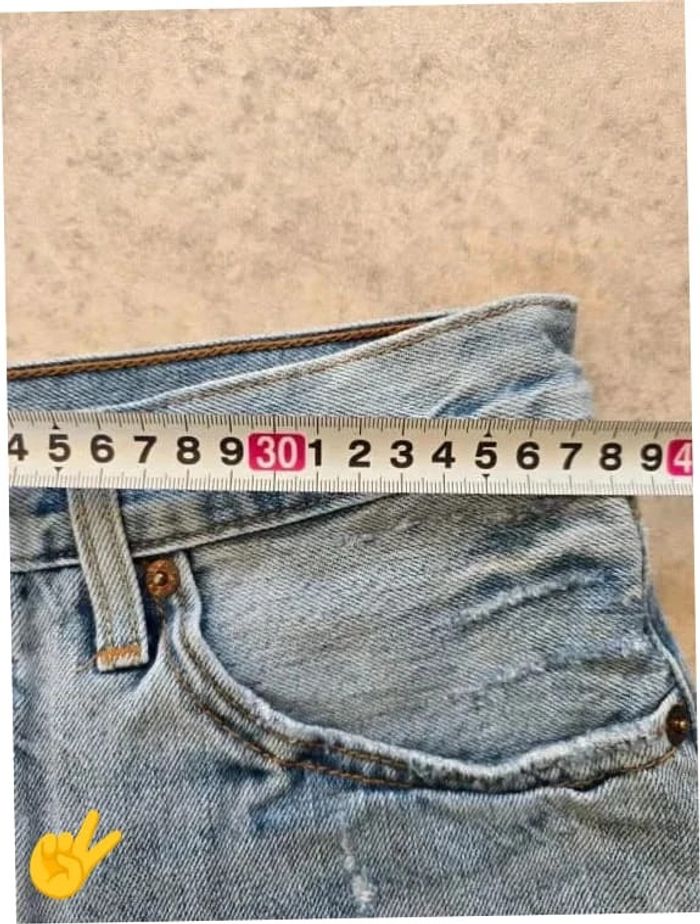 Short Levi's 501 W27 FR36 Bleu Femme Women SHO172b - photo numéro 2