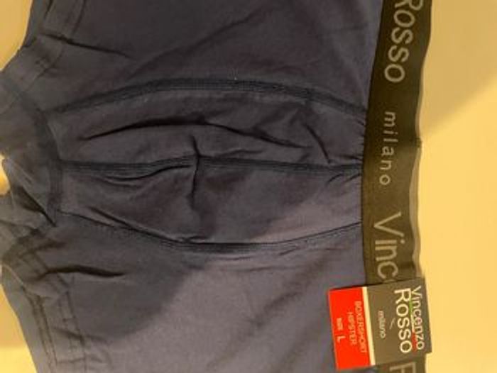 10 Boxers Vincenzo Rosso Coton Stretch L - photo numéro 2