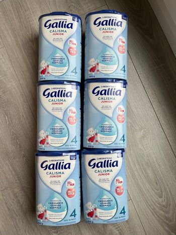 3 boîtes Gallia Calisma 4