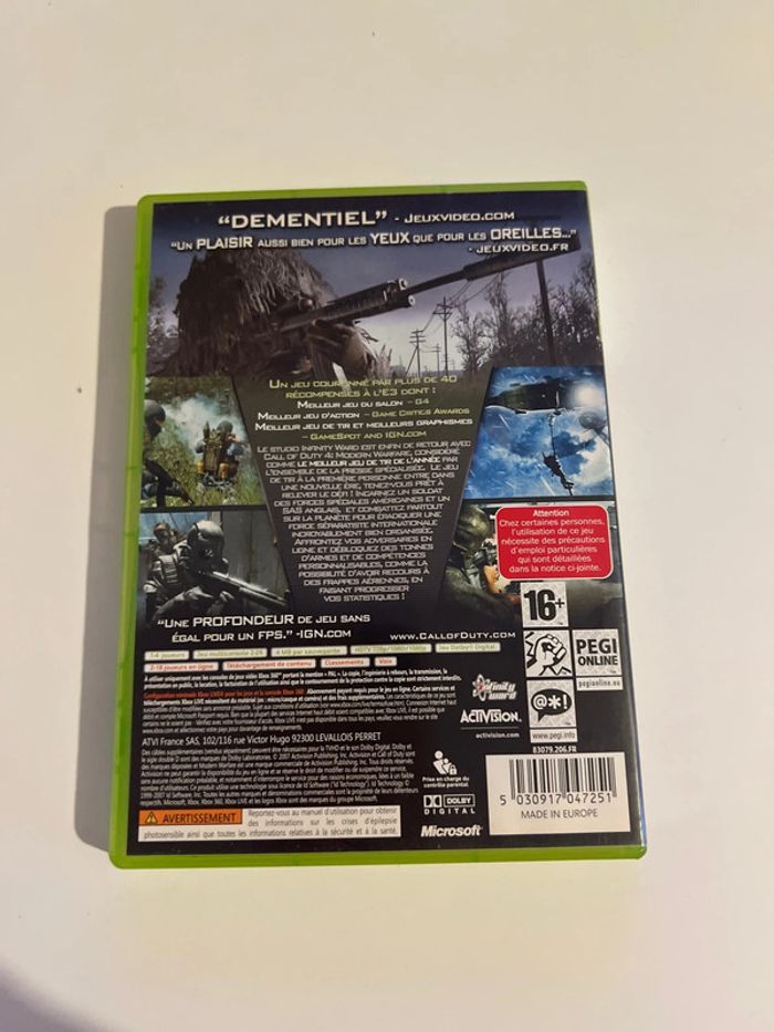 Call of duty 4 XBOX360 - photo numéro 3