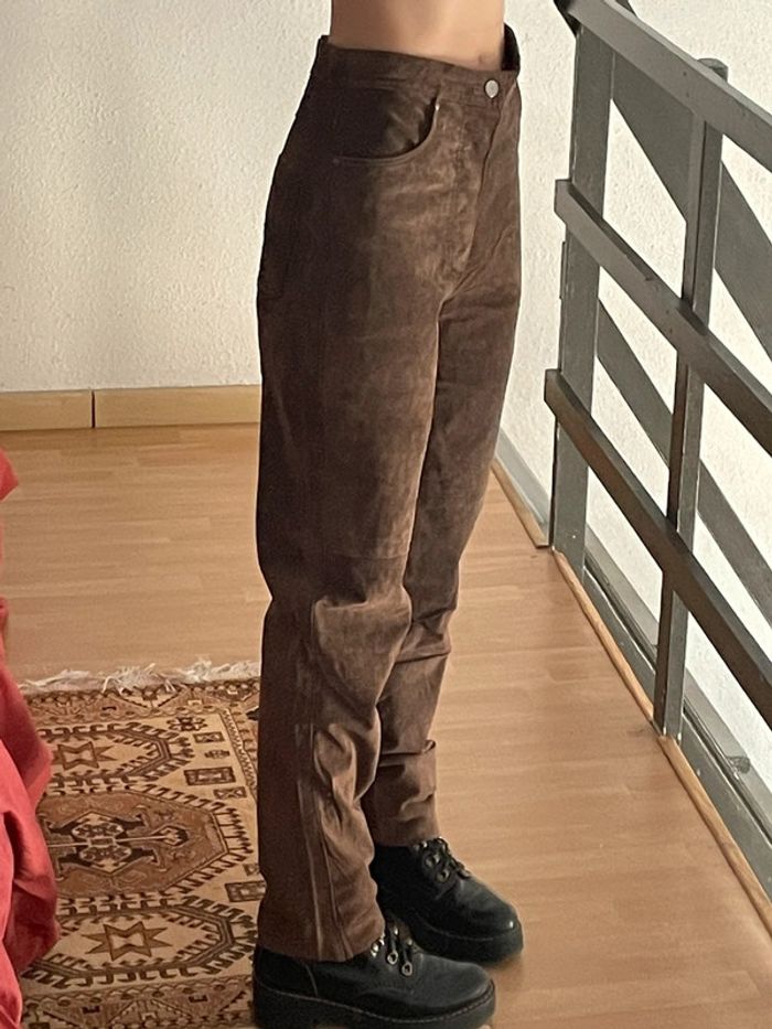 Pantalon en cuir