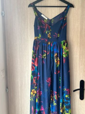 Sublime robe  longue originale bleu électrique - Promod - T36