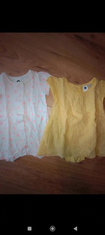 2 barboteuses 3 mois