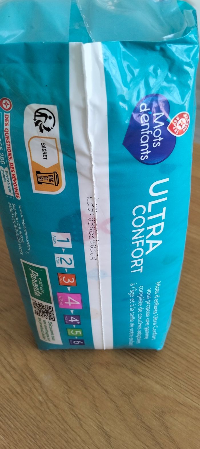 Couche taille 4 Mots d'enfant - photo numéro 4