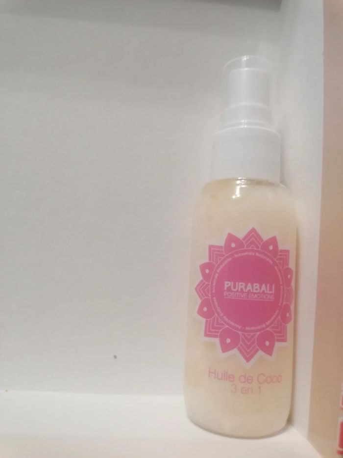 Huile de coco marque purabali