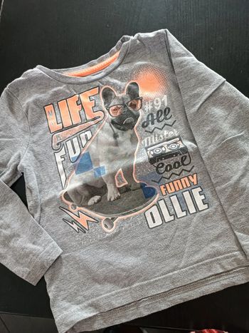 Tee shirt manches longues gemo 4 ans