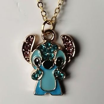 LILO & STITCH - Collier + Pendentif Stitch Modèle #6
