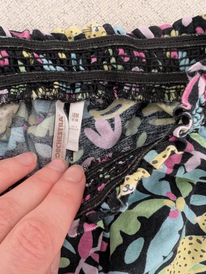 Pantalon léger lin bébé 18mois - photo numéro 4