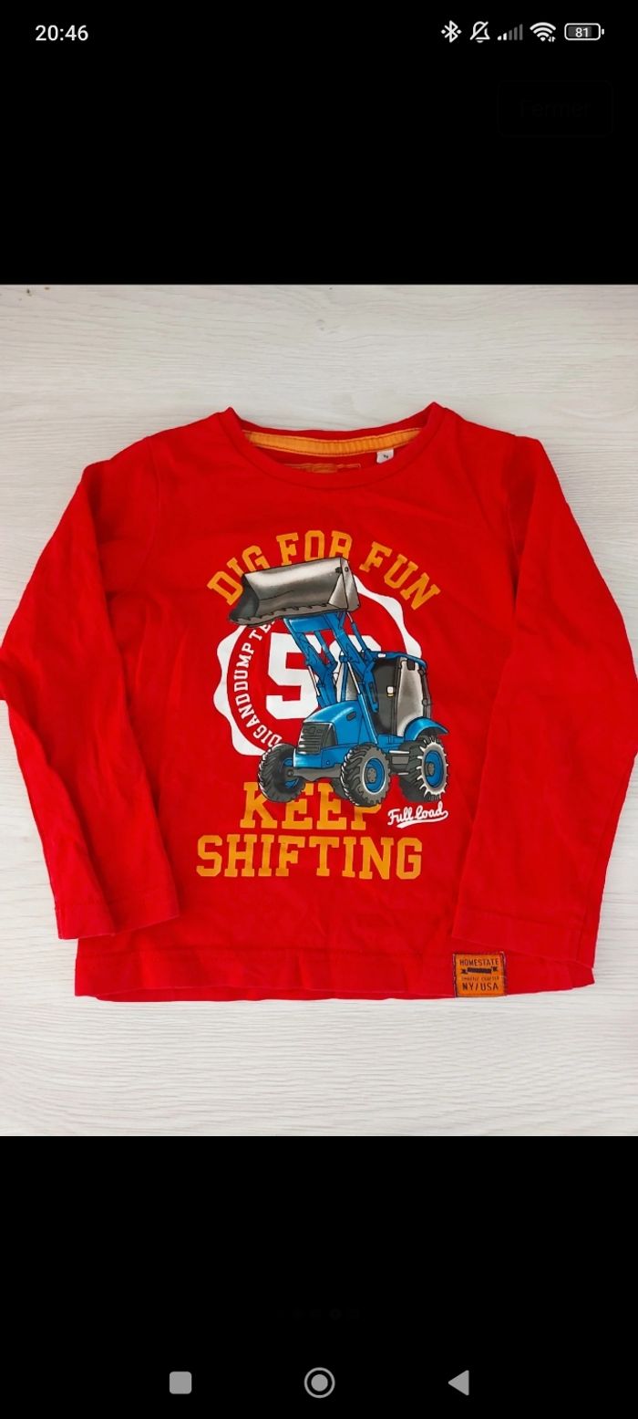 Lot t-shirt manches longues 3ans - photo numéro 7