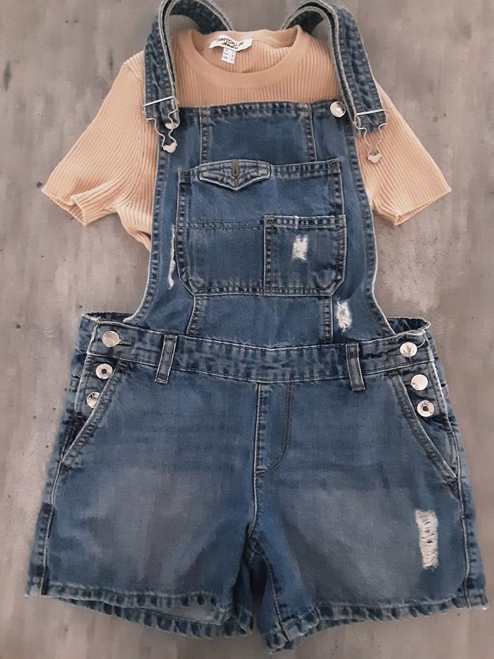 Ensemble salopette + haut