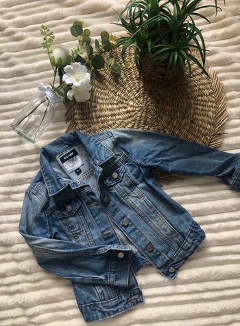 Veste en jean bleu fille Kiabi