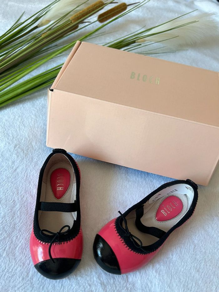 Ballerines Bloch, rose et noir. T. 21 - photo numéro 2