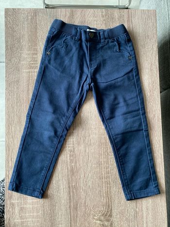 Pantalon bleu marine 3 ans cœur