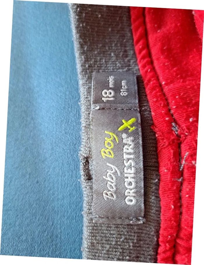 Lot de 2 jeans gris orchestra baby boy 18 mois - photo numéro 4