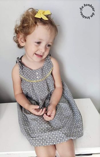 23 mois 2 ans robe été obaibi Okaïdi 86 cm ( vendu sans Barrette)