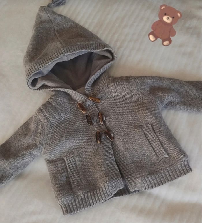 Cyrillus Cardigan Garçon 3 mois NEUF - photo numéro 1