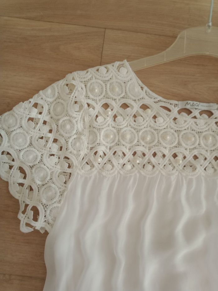 Blouse blanche M&G - photo numéro 4