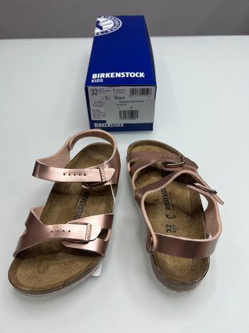 Birkenstock Taille 32 Rio Kids Electric Metallic Copper Pink Regular Fit
